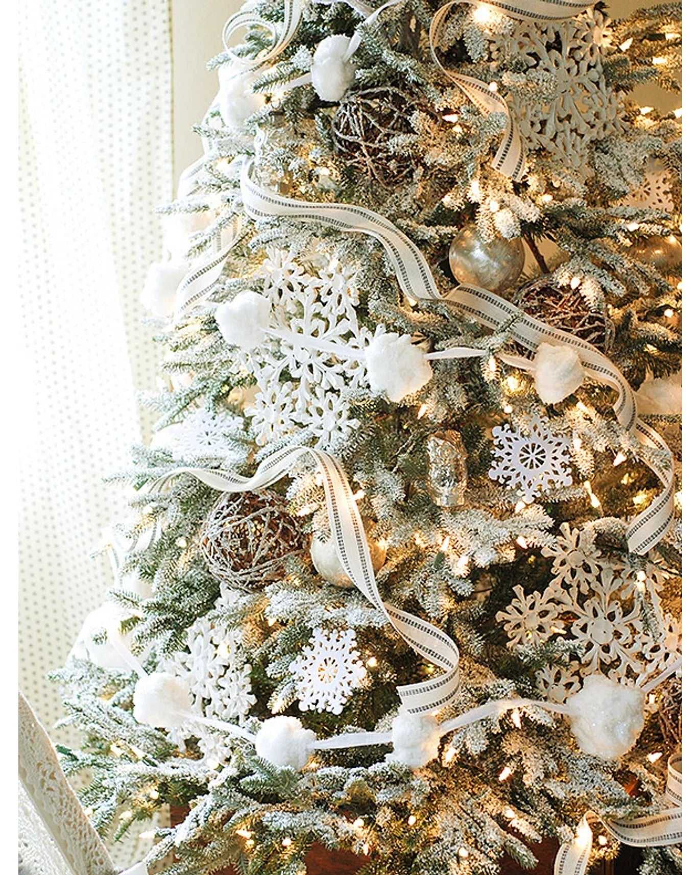 My Furniture Store Frosted Fraser Fir Tree 9ft | Direct Furnish