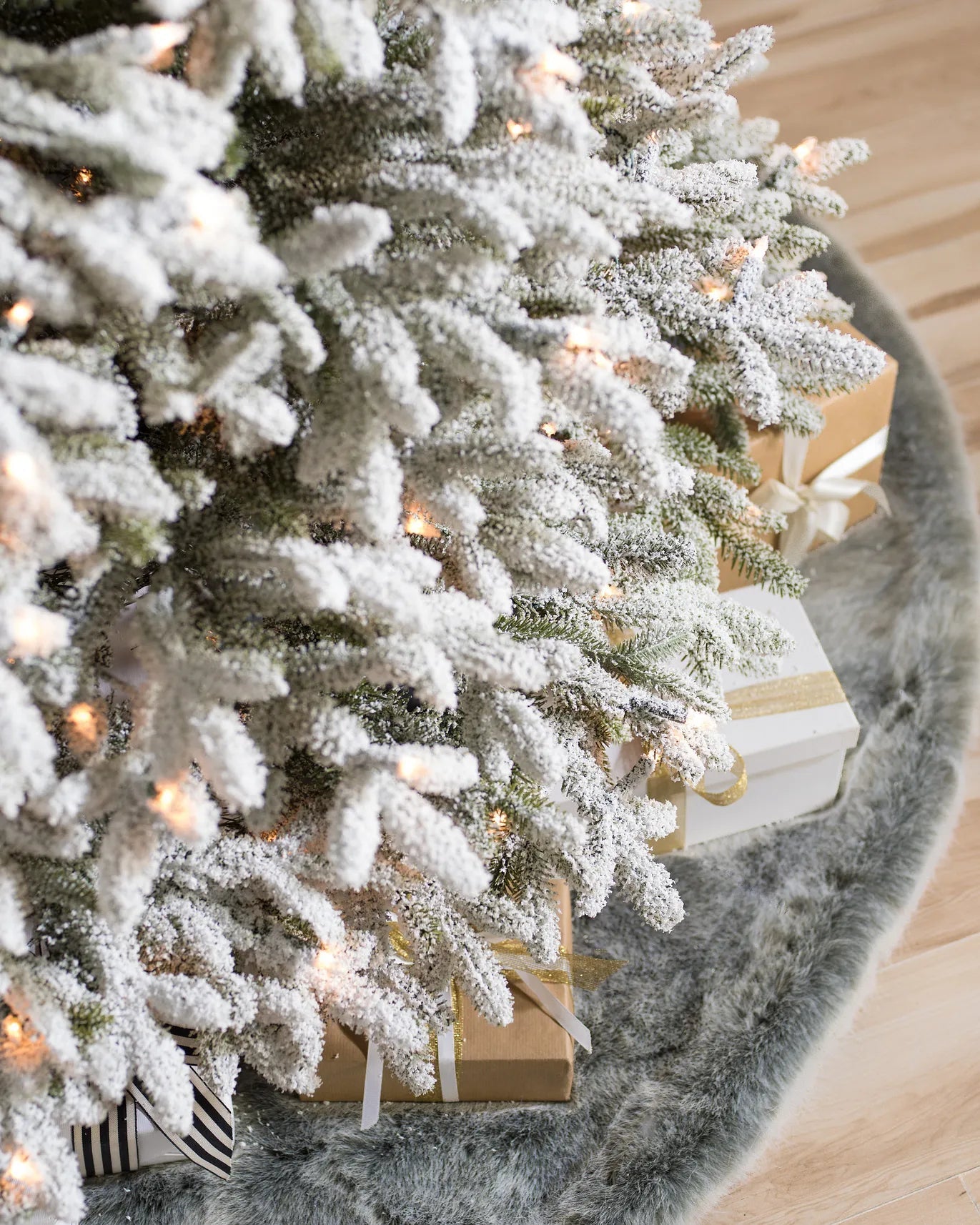 My Furniture Store Frosted Fraser Fir Tree 9ft | Direct Furnish
