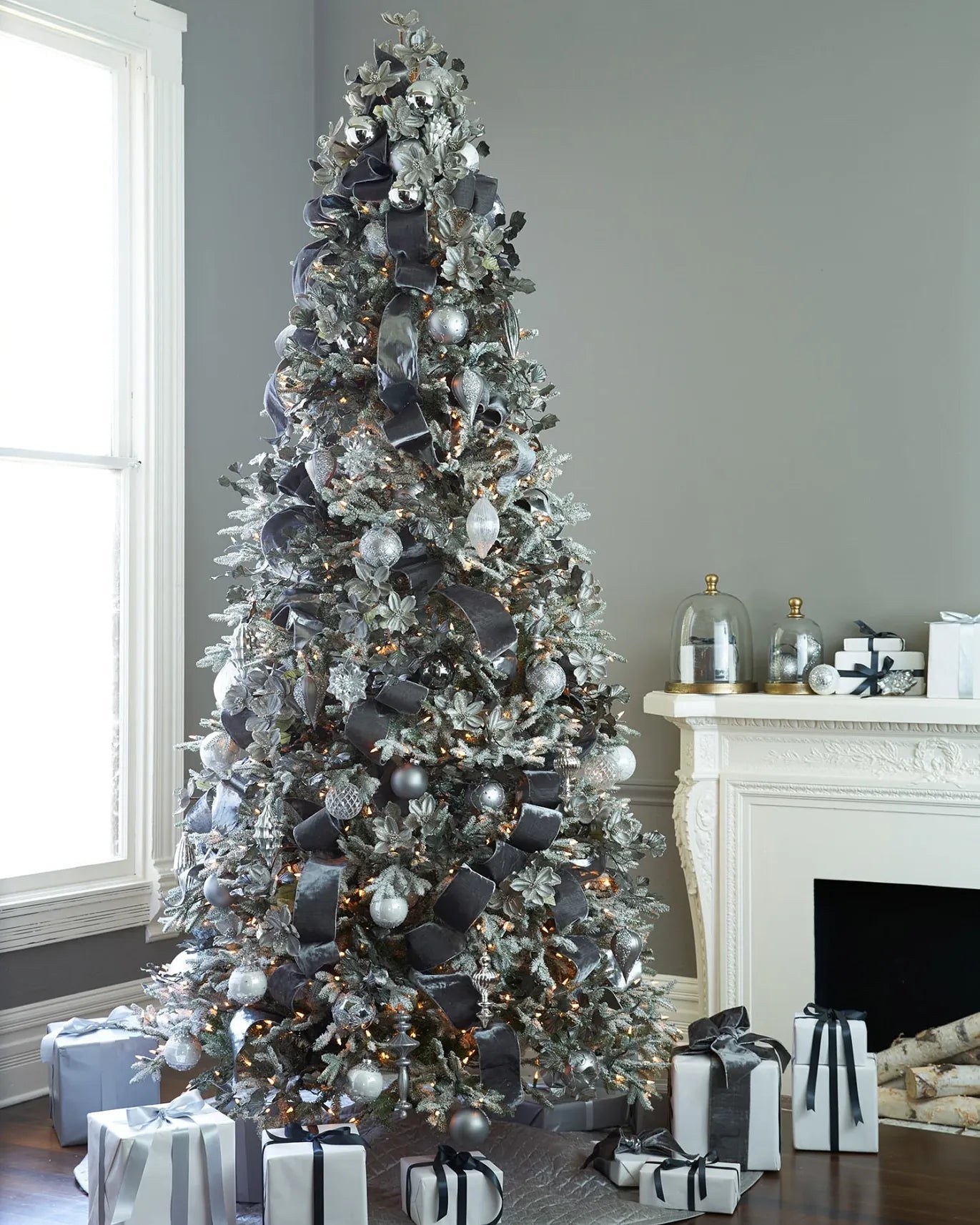 My Furniture Store Frosted Fraser Fir Tree 9ft | Direct Furnish
