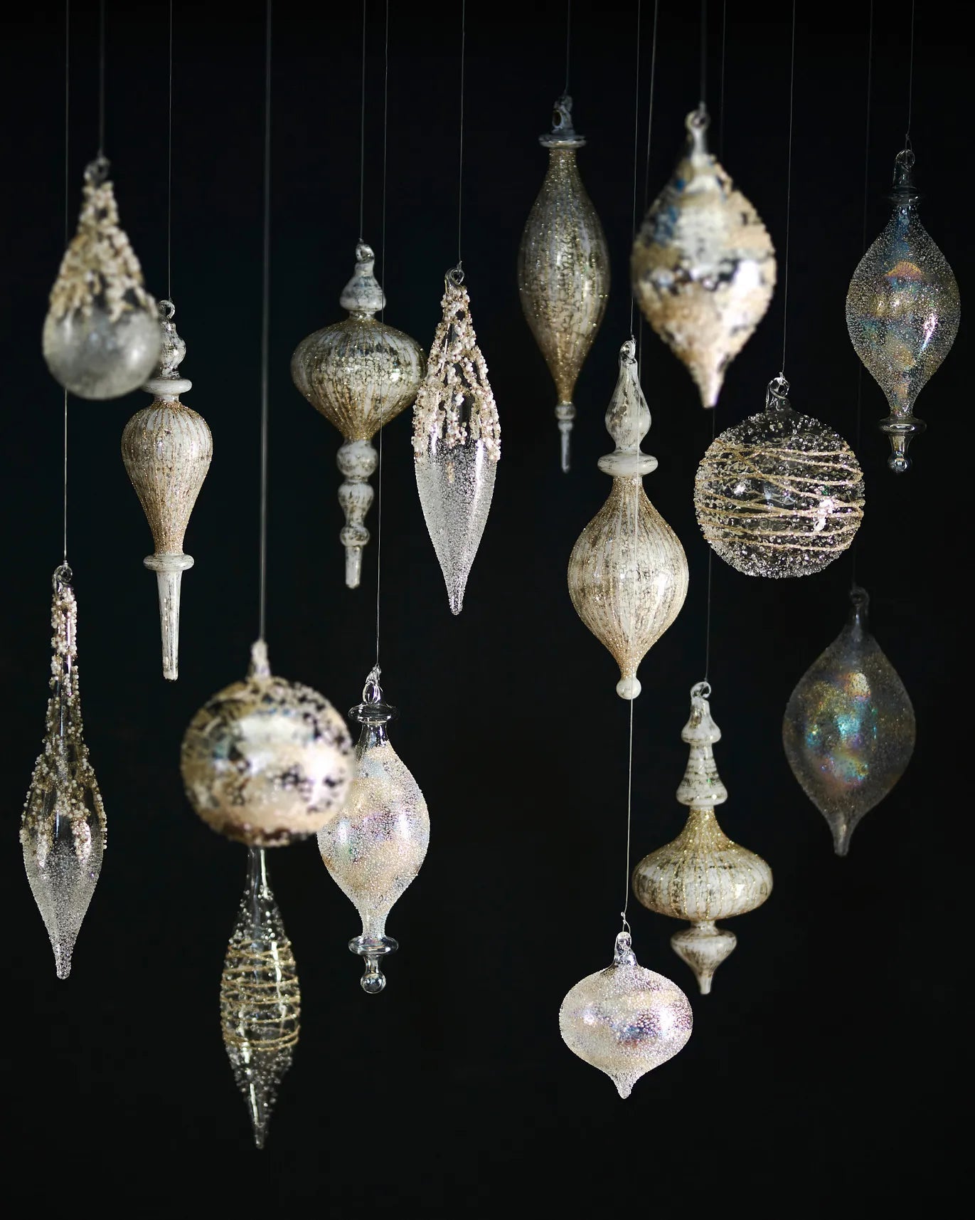 My Furniture Store Winter White Christmas Bauble Collection | Direct Furnish