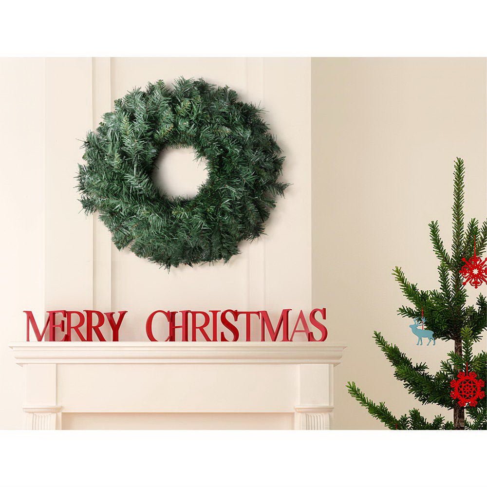 NNEDSZ NNEDSZ Jollys 60cm Christmas Wreath - Green | Direct Furnish