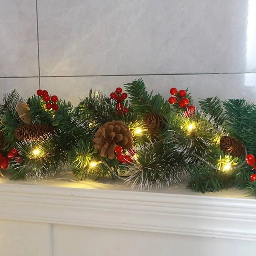 NNEOBA NNEOBA Christmas Garland Rattan Wreath | Direct Furnish