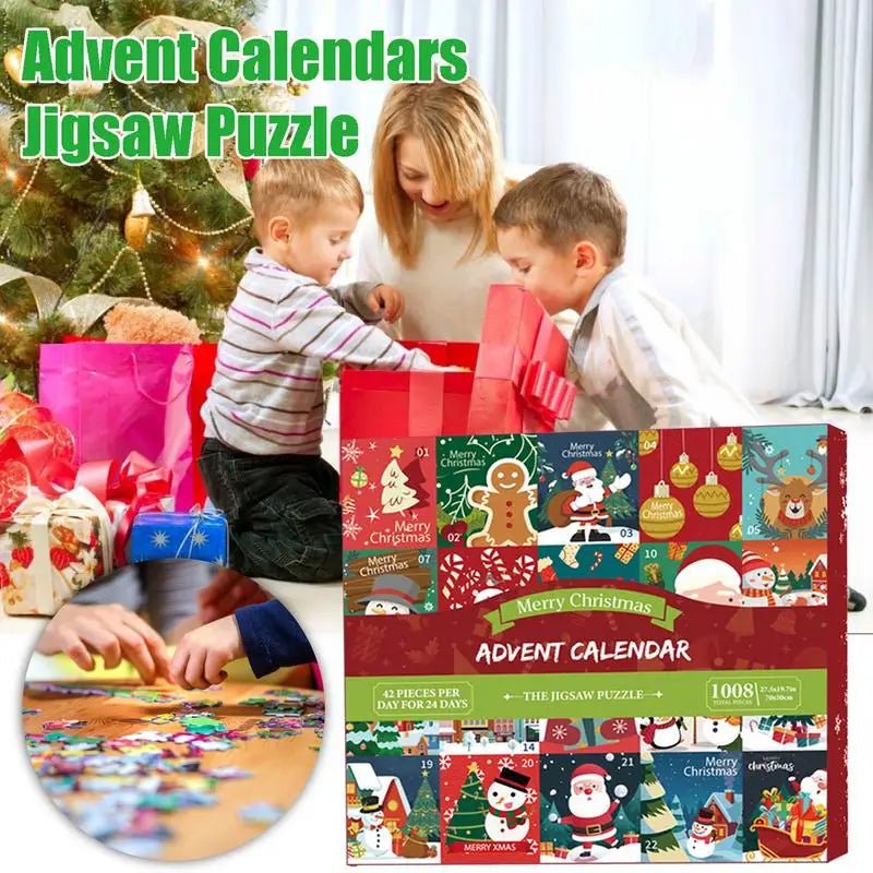 NNEOBA NNEOBA Christmas Puzzle Advent Calendar Jigsaw Puzzles for Adults and Kids | Direct Furnish