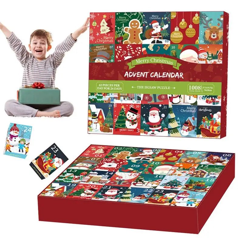 NNEOBA NNEOBA Christmas Puzzle Advent Calendar Jigsaw Puzzles for Adults and Kids | Direct Furnish