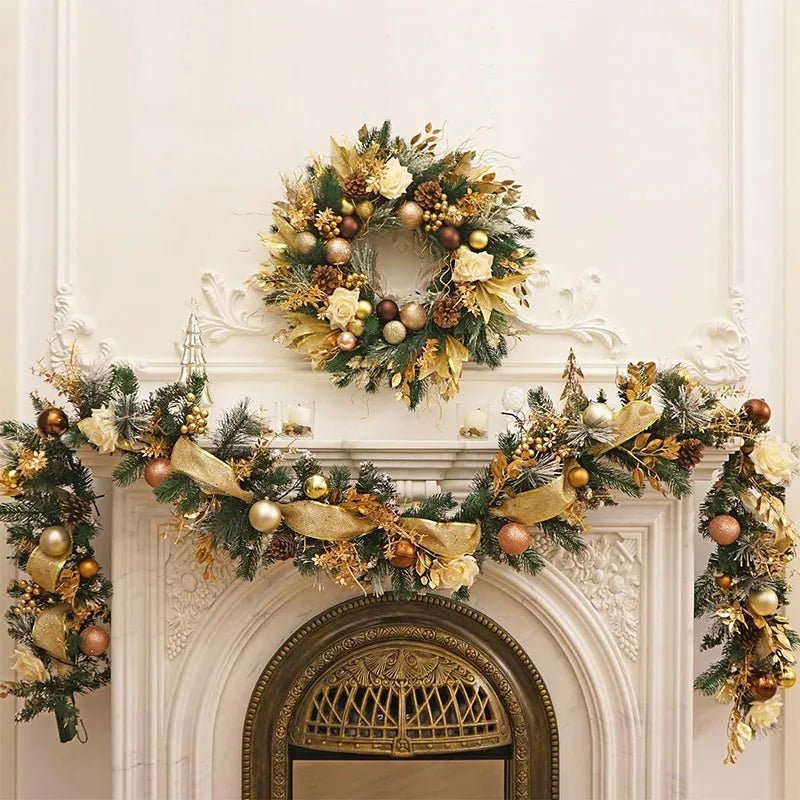 NNEOBA NNEOBA Christmas Wreath Door & Wall Garland | Direct Furnish