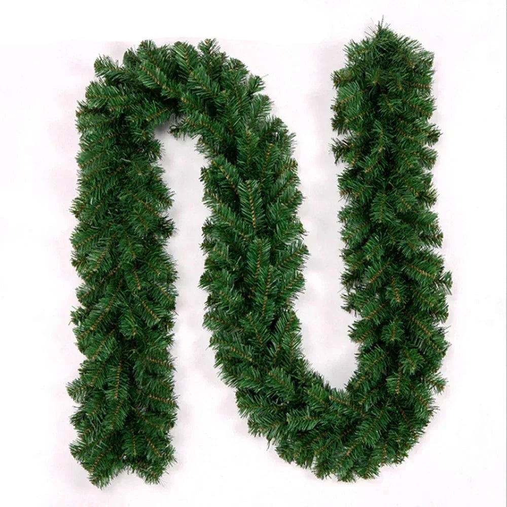 OBA Artificial Christmas Green Garland Wreath Decoration | Direct Furnish