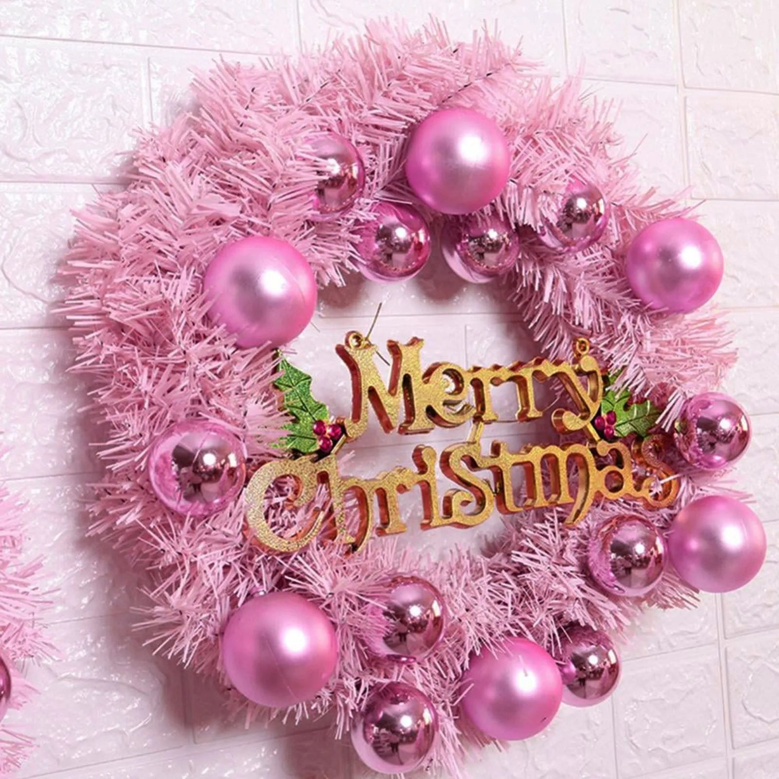 OBA Christmas Front Door Holiday Welcome Garland | Direct Furnish