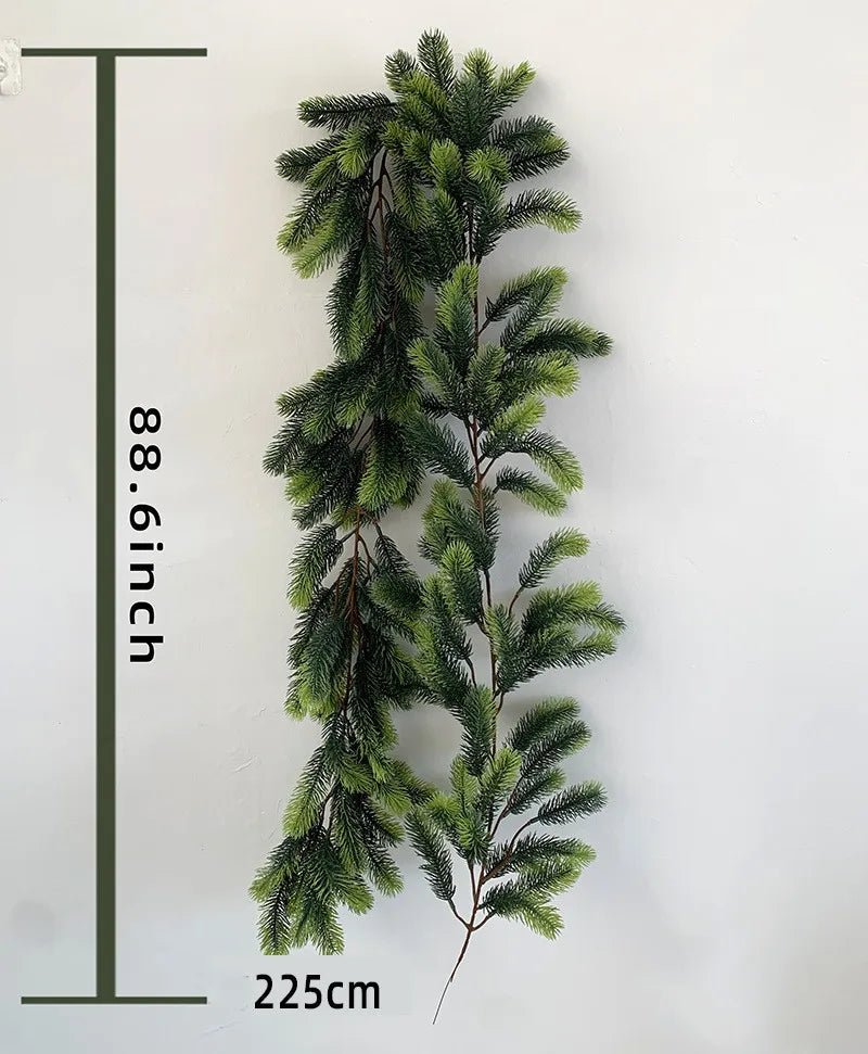 OBA Christmas Garland Artificial Pine Needles | Direct Furnish