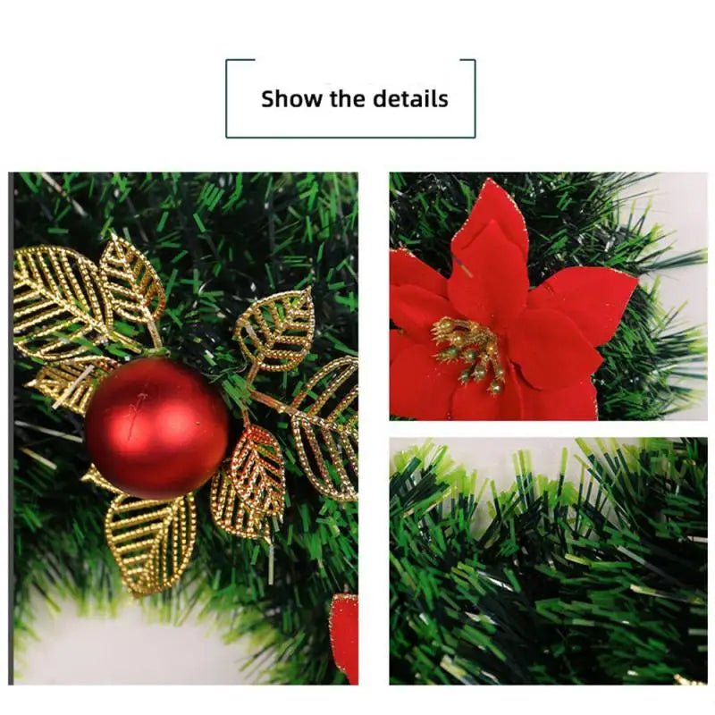OBA Christmas Wreath Hanging Miniature Garland Decoration | Direct Furnish