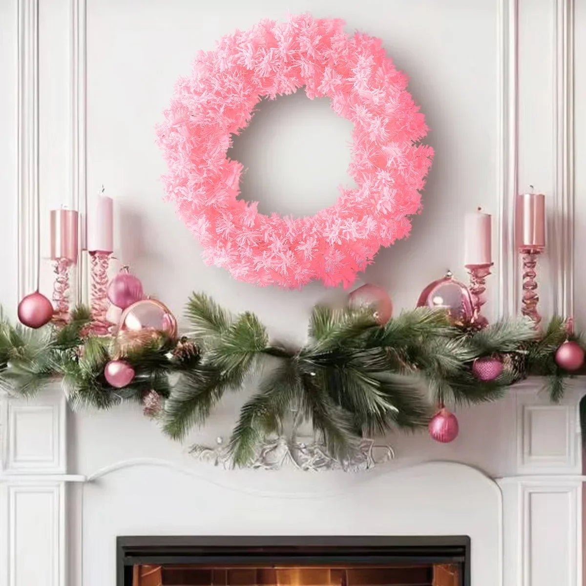 OBA Christmas Wreath Snowflake Door Hanging | Direct Furnish