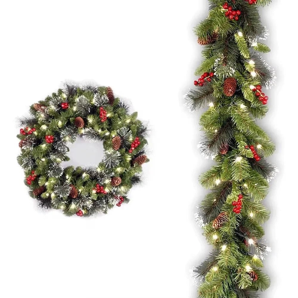 OBA Christmas Wreath Xmas Tree Garland Decorations | Direct Furnish