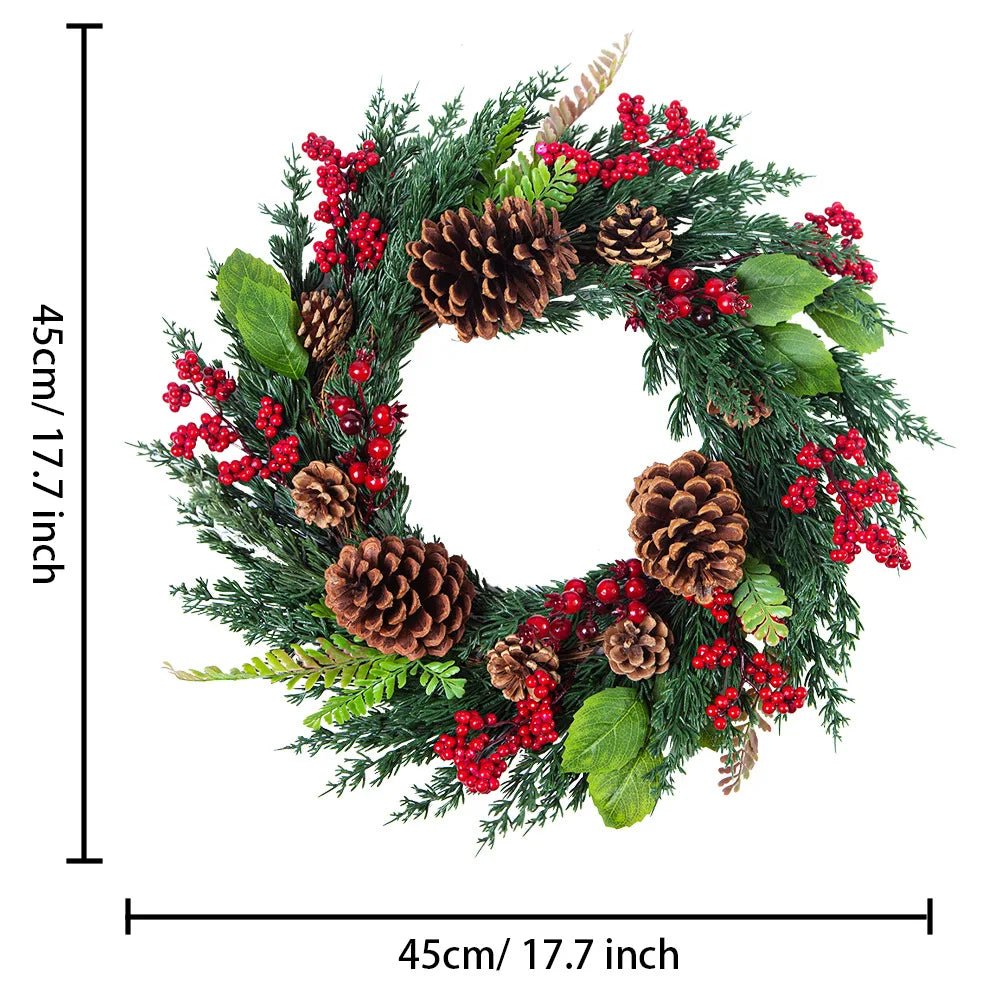 OBA Handmade Christmas Wreath for Front Door | Direct Furnish
