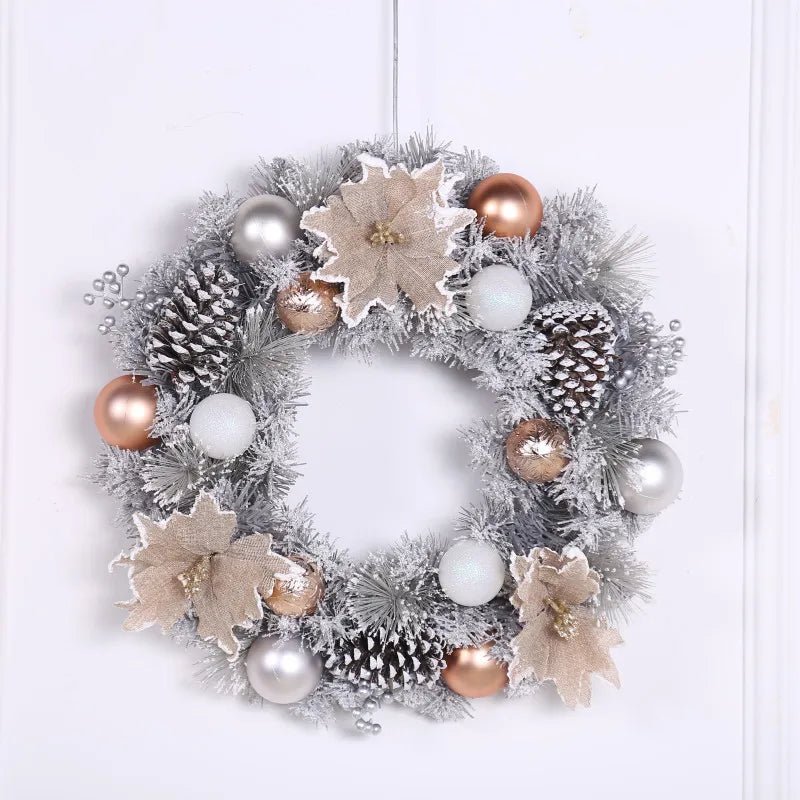 OBA Pine Cone Christmas Wreath Home Decoration | Direct Furnish