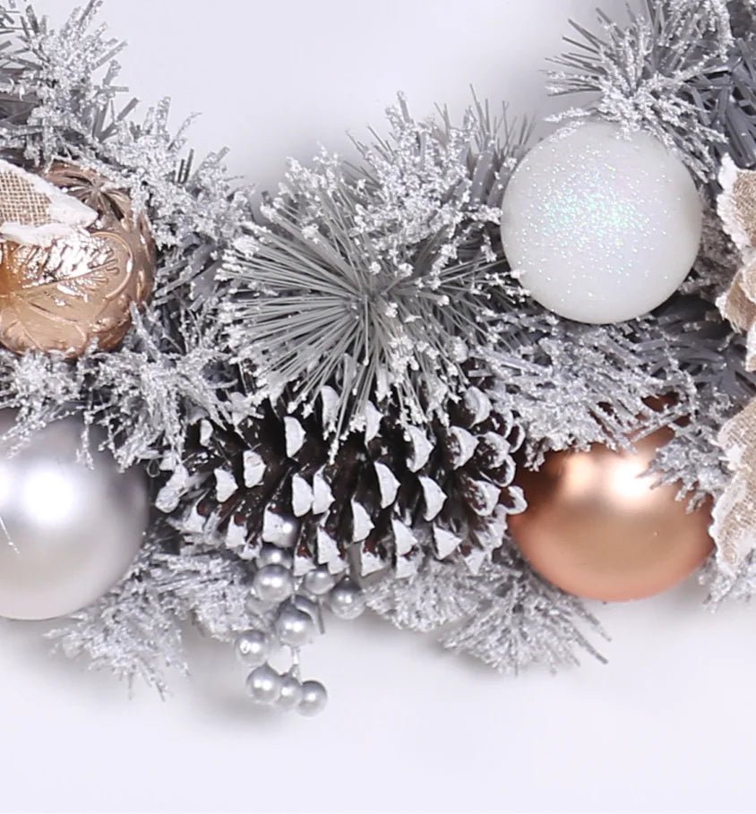 OBA Pine Cone Christmas Wreath Home Decoration | Direct Furnish