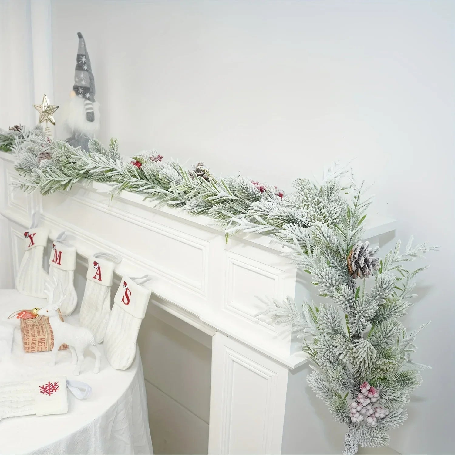 OBA Red Berry Christmas Wreath Holiday Decor | Direct Furnish