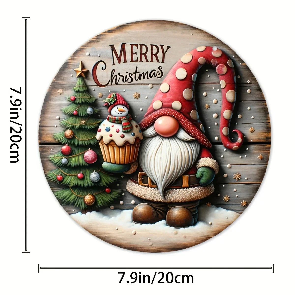 OBA Wooden Merry Christmas Hanging Decoration | Direct Furnish