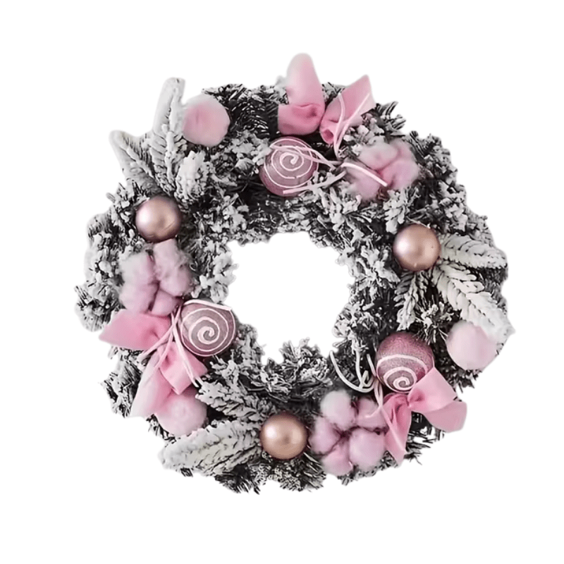 TM Christmas Snowflake Wreath Holiday Decoration | Direct Furnish