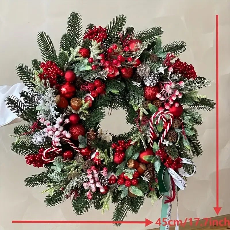 TM Christmas Wreath Door Hanging Decoration | Direct Furnish