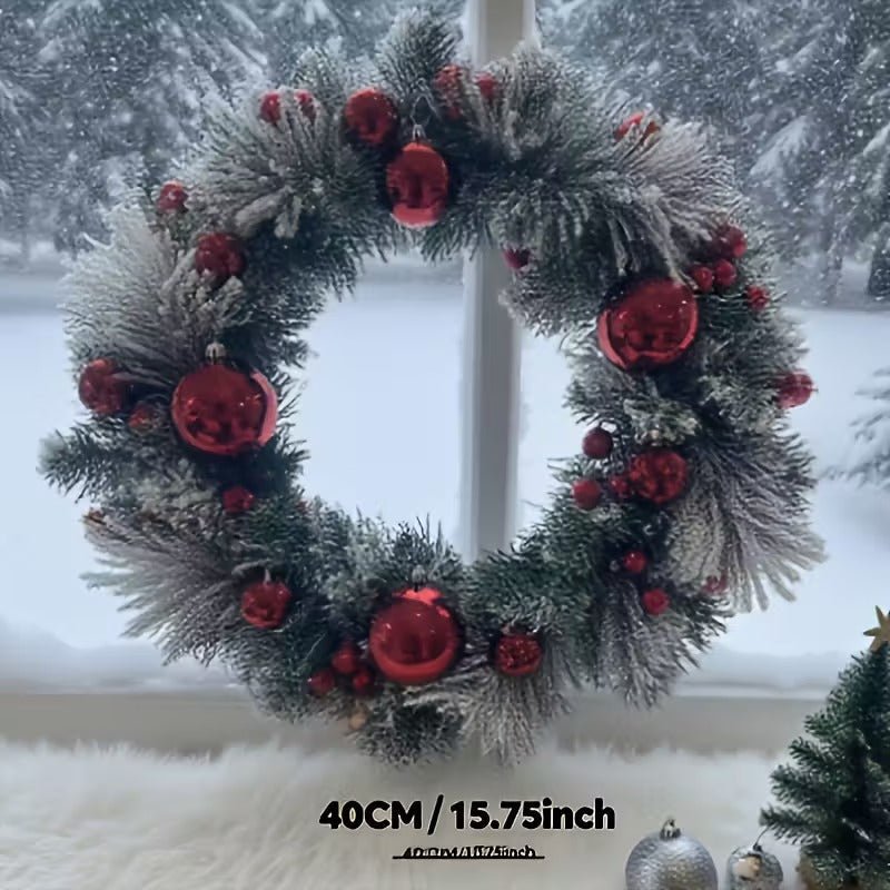 TM Christmas Wreath Indoor Outdoor Holiday | Direct Furnish