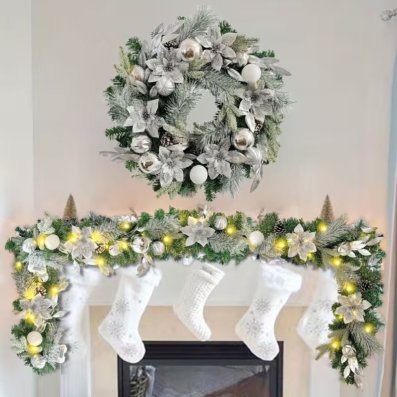 TM Christmas Wreath with Ornaments and Pinecones | Direct Furnish