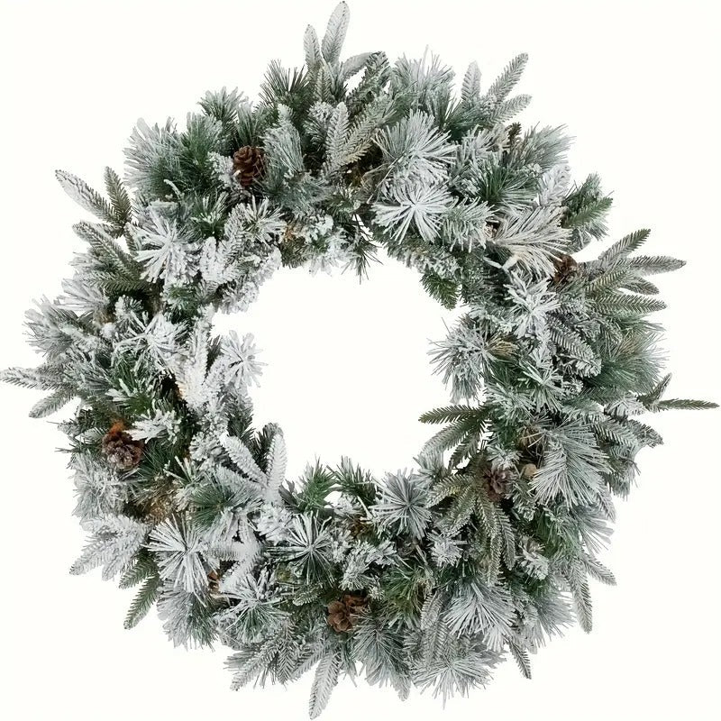 TM Classic Snowflake Wreath Christmas Decoration | Direct Furnish