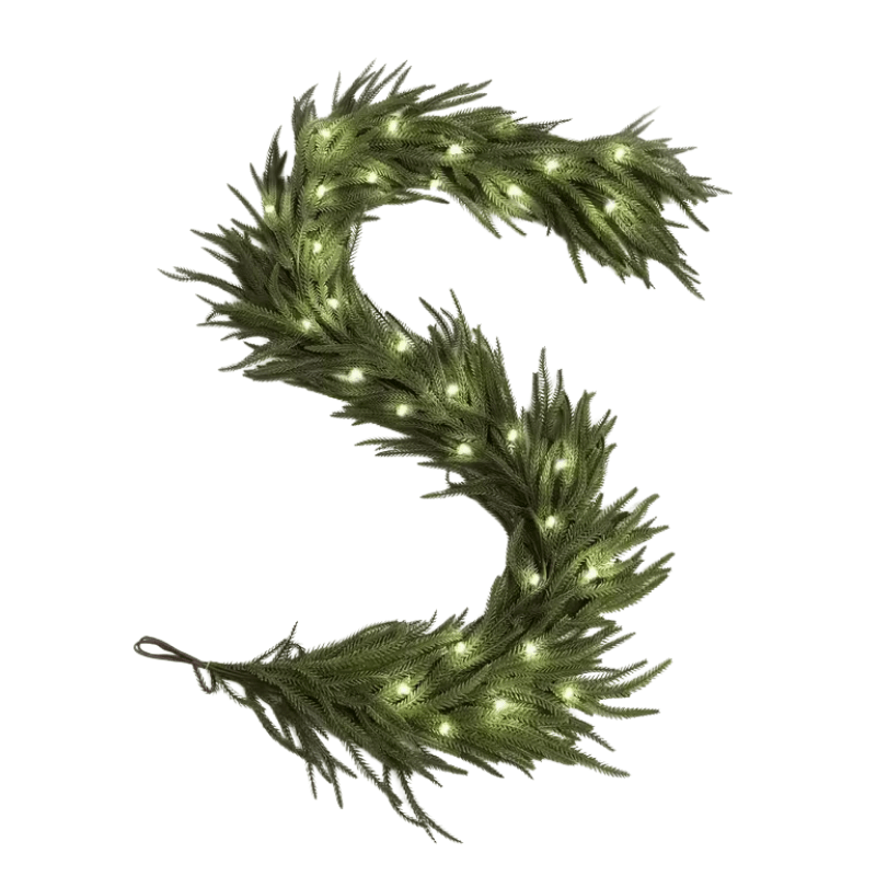 TM Pine Pre - Lit Christmas Wreath | Direct Furnish
